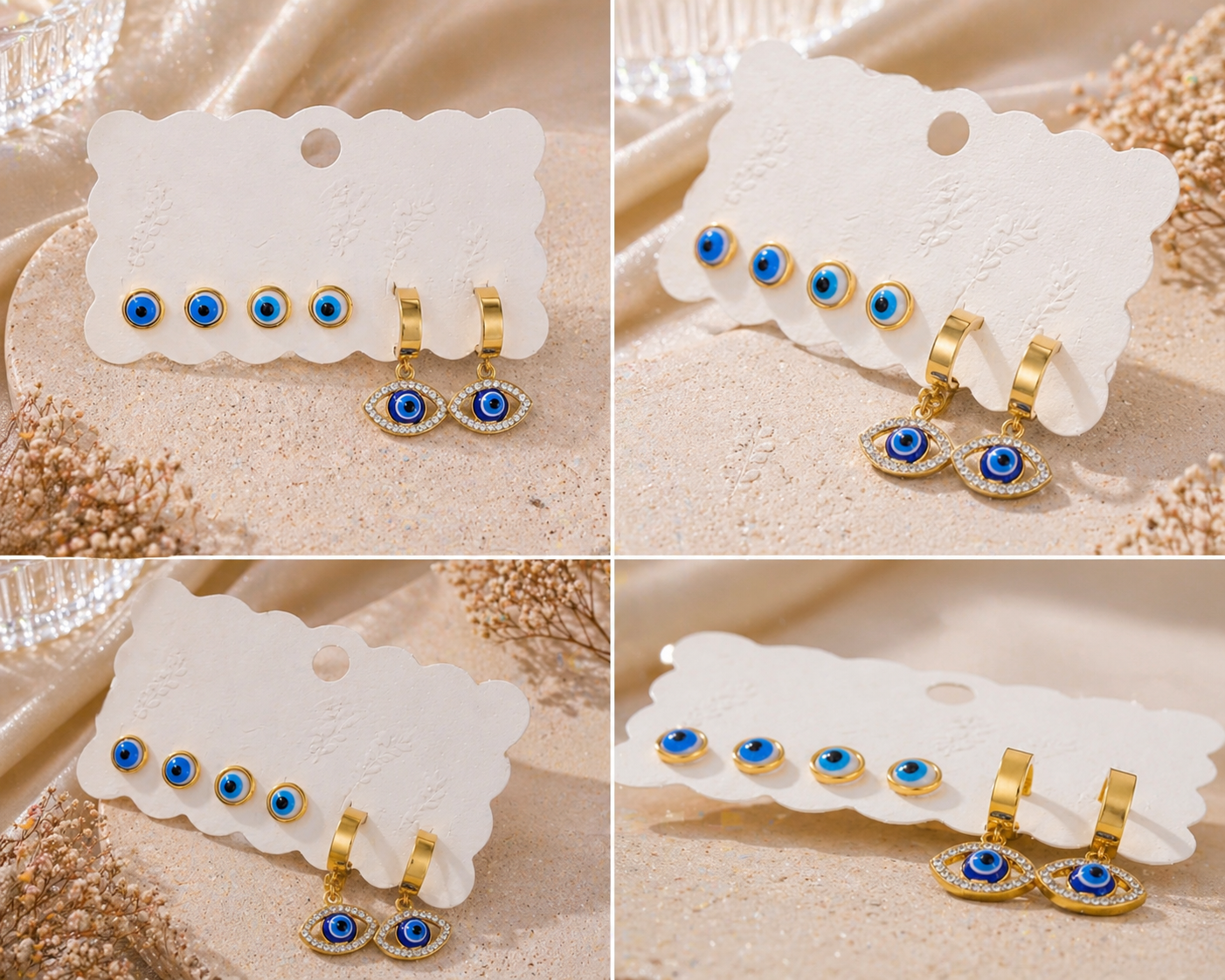 Evil Eye Earring Combo pack