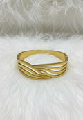 Wavy Anti Tarnish Bangle