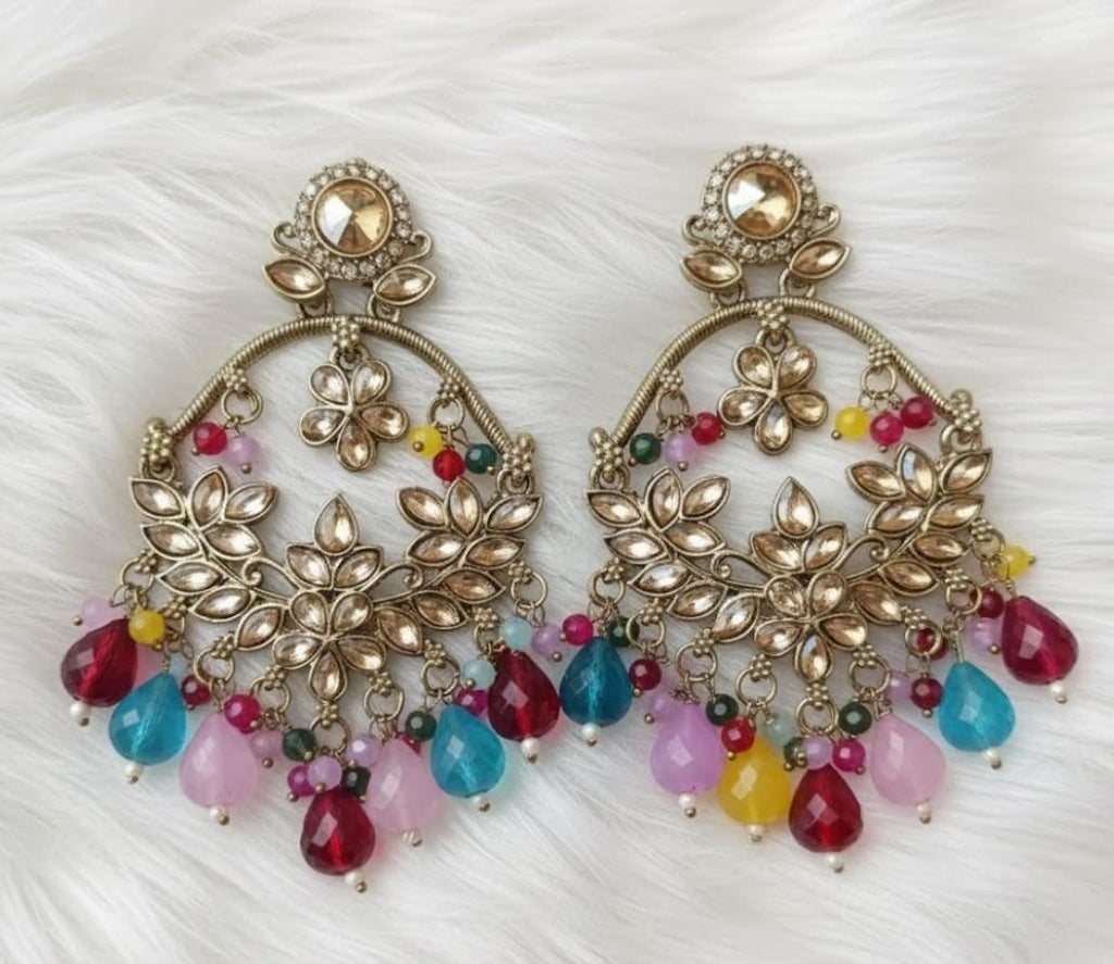 COLOURFUL BEADS EARRINGS