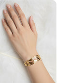 Wavy Anti Tarnish Bangle