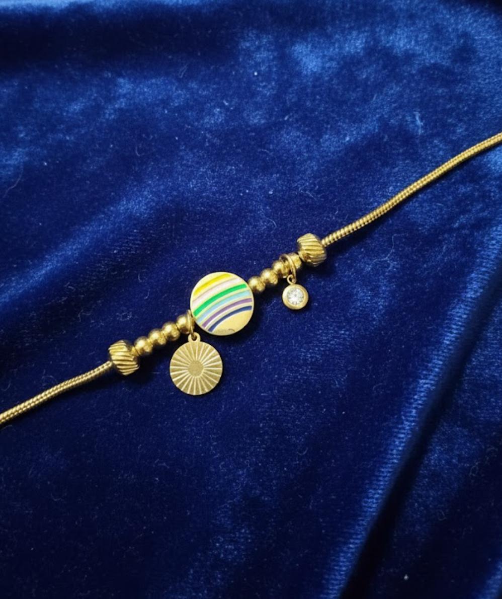 Mixed Charm Snake Bracelet