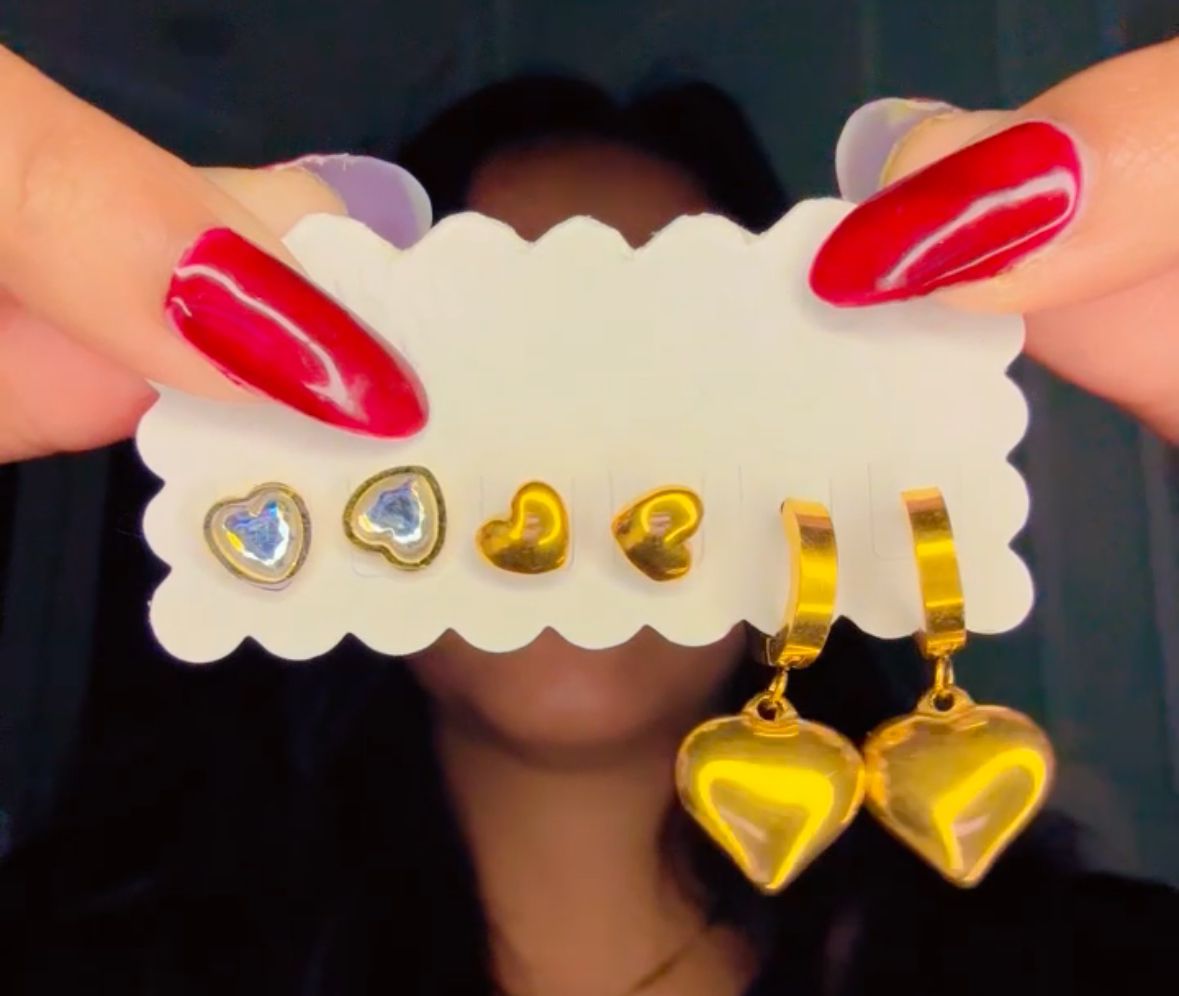 earrings combo pack with anti tarnish