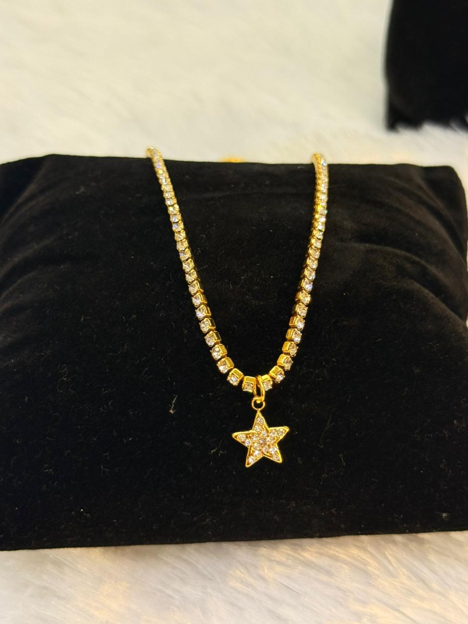 diamond star pendant