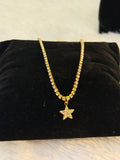 diamond star pendant