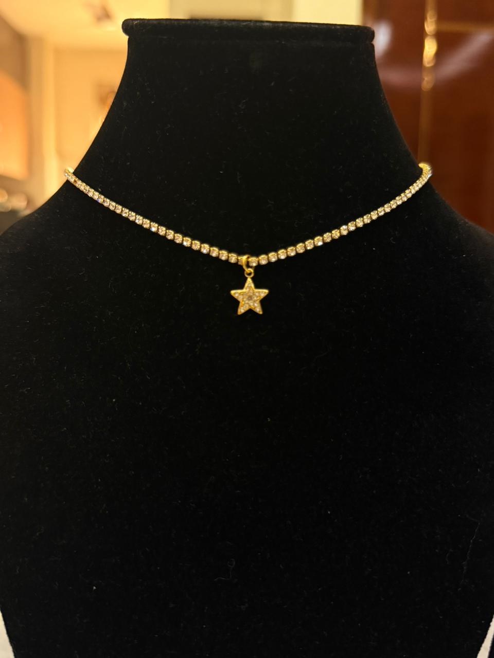 diamond star pendant