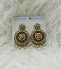 pearl beads jhumkas
