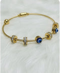 Magnetic Evil Eye Anti Tarnish Bangle