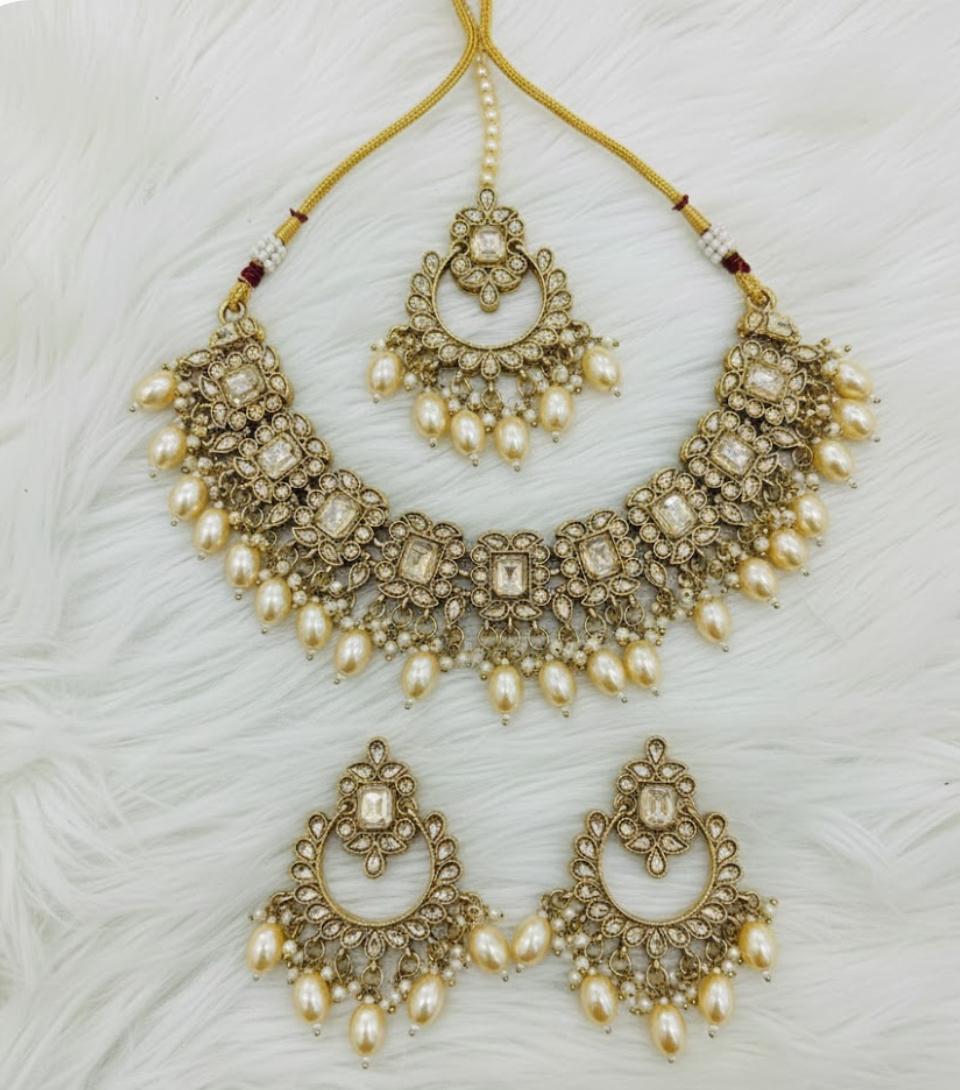 Golden Stone Necklace