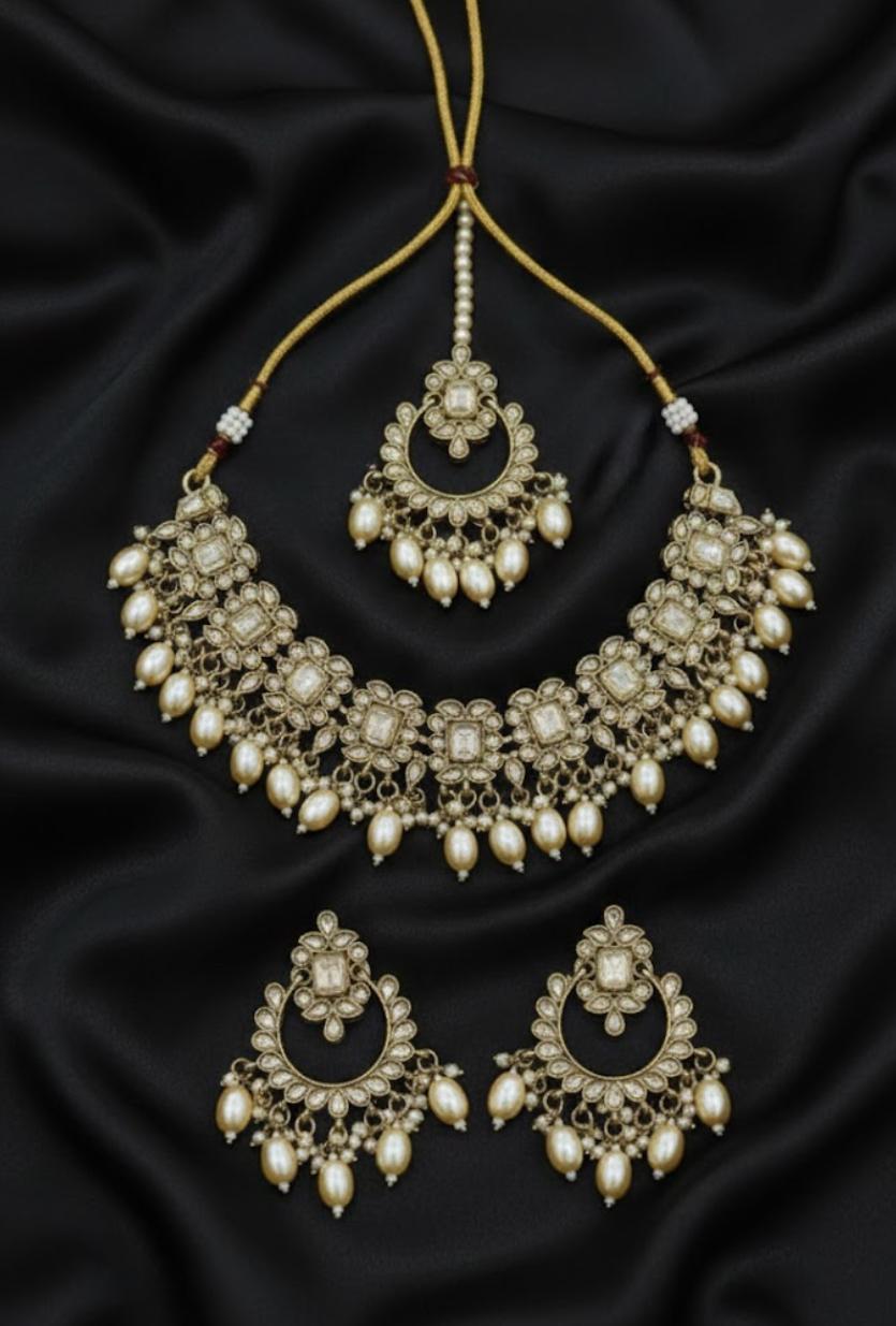 Golden Stone Necklace