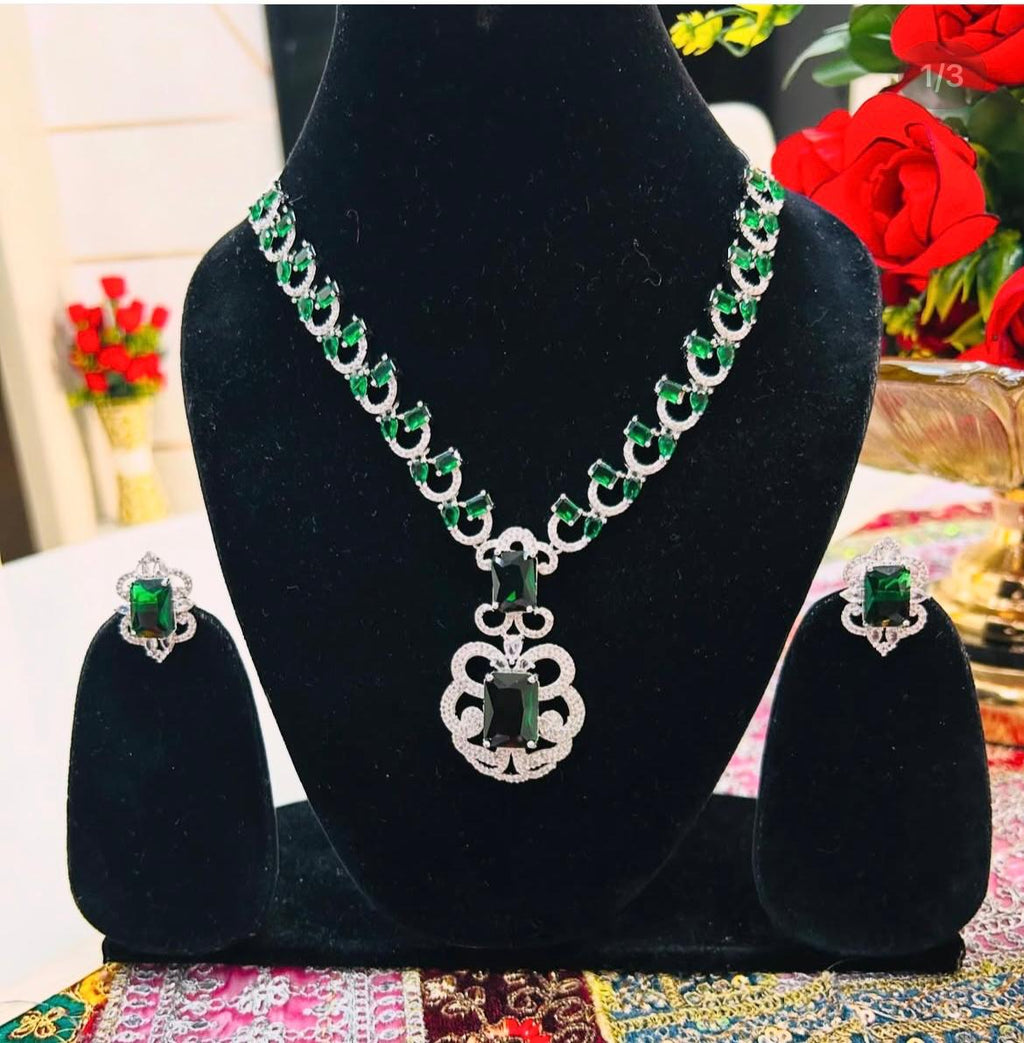 American Diamond Neckpiece