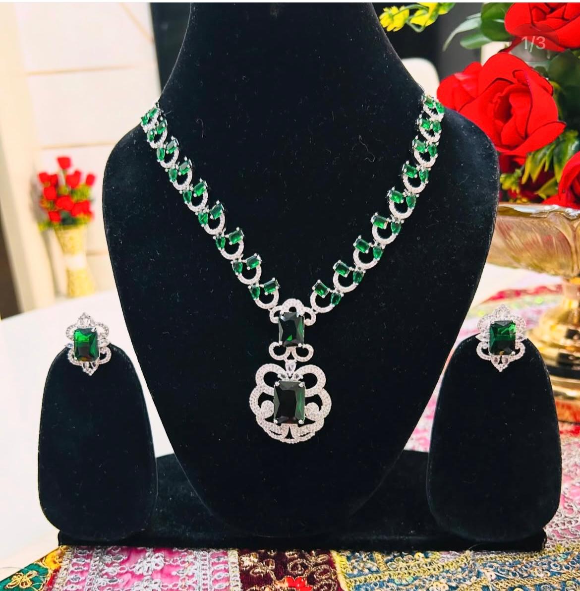 American Diamond Neckpiece