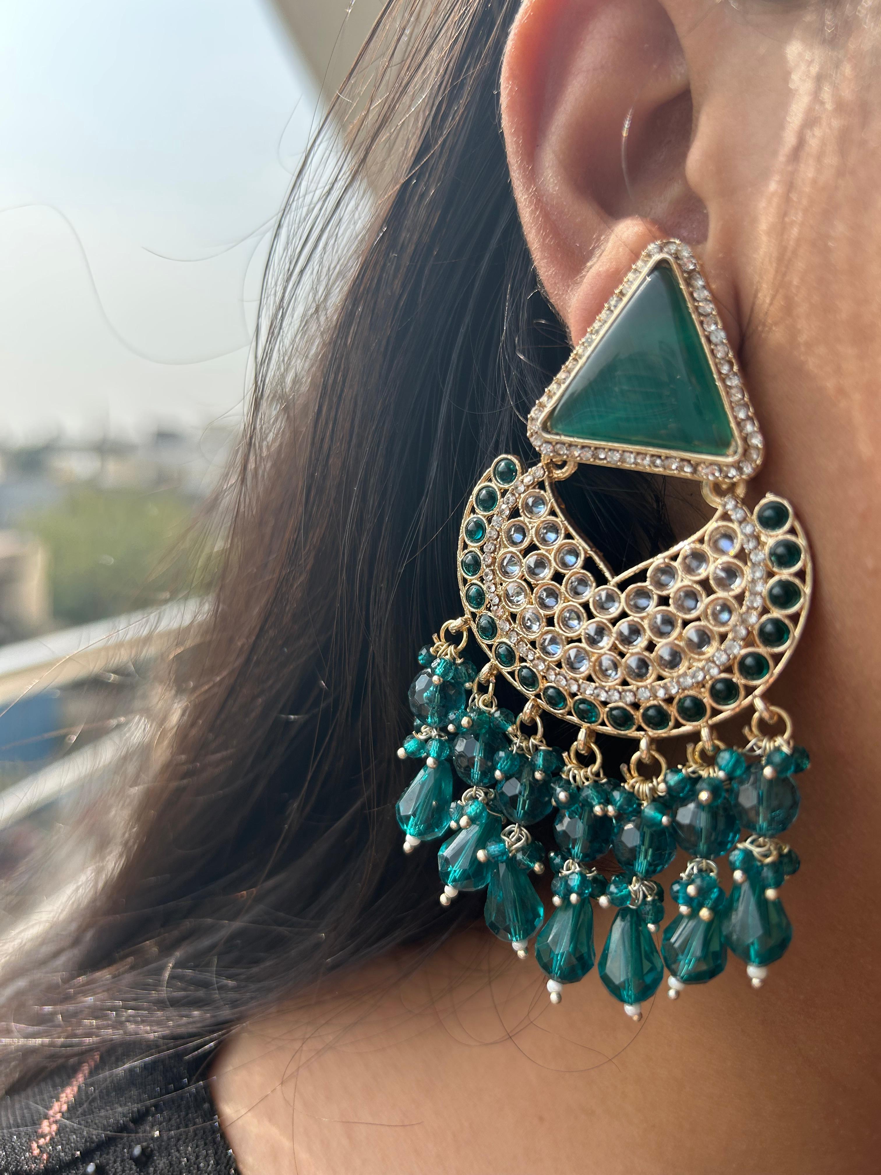 Stylish and western inspired designed earrings