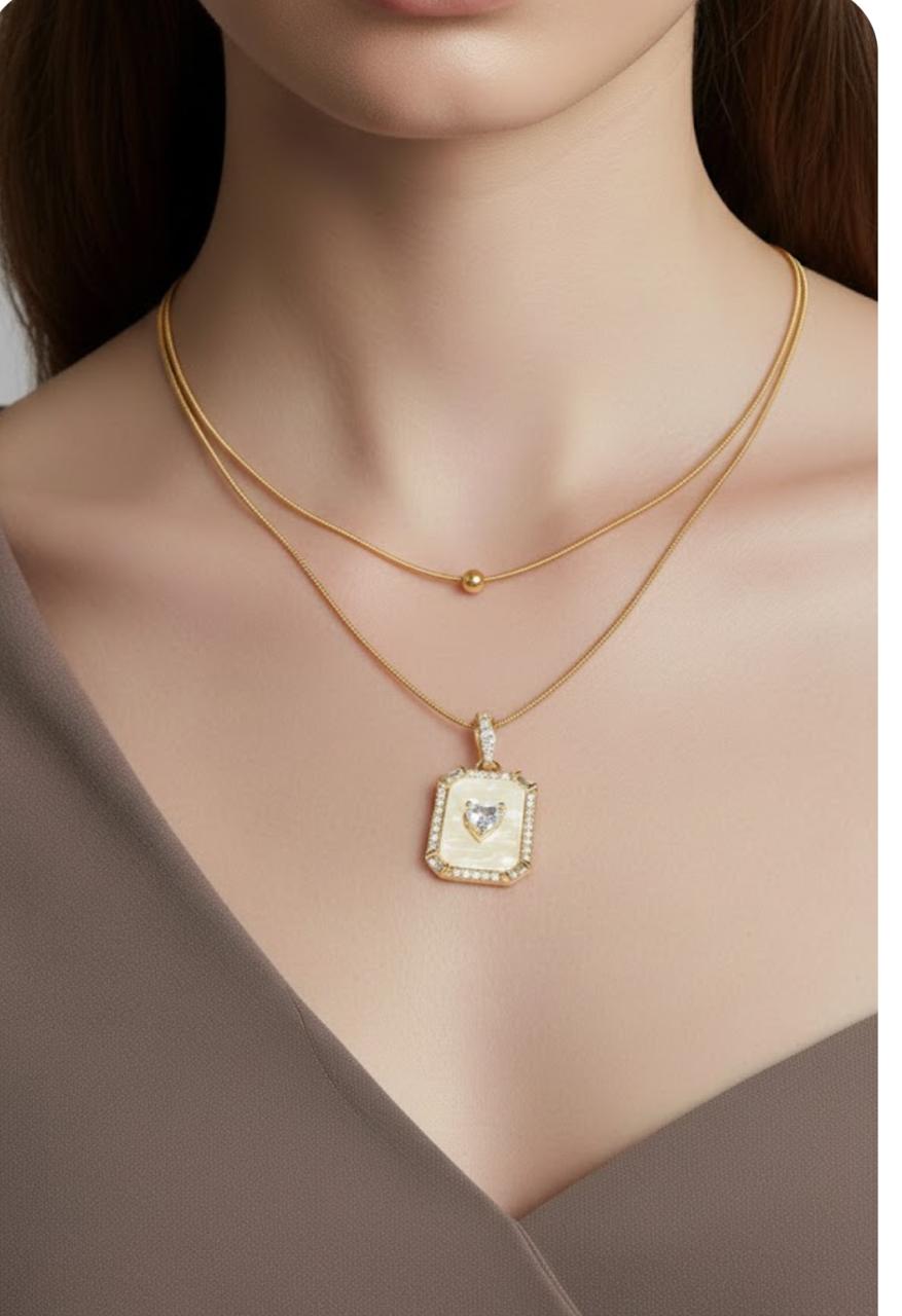 Golden Anti Tarnish Neckpiece