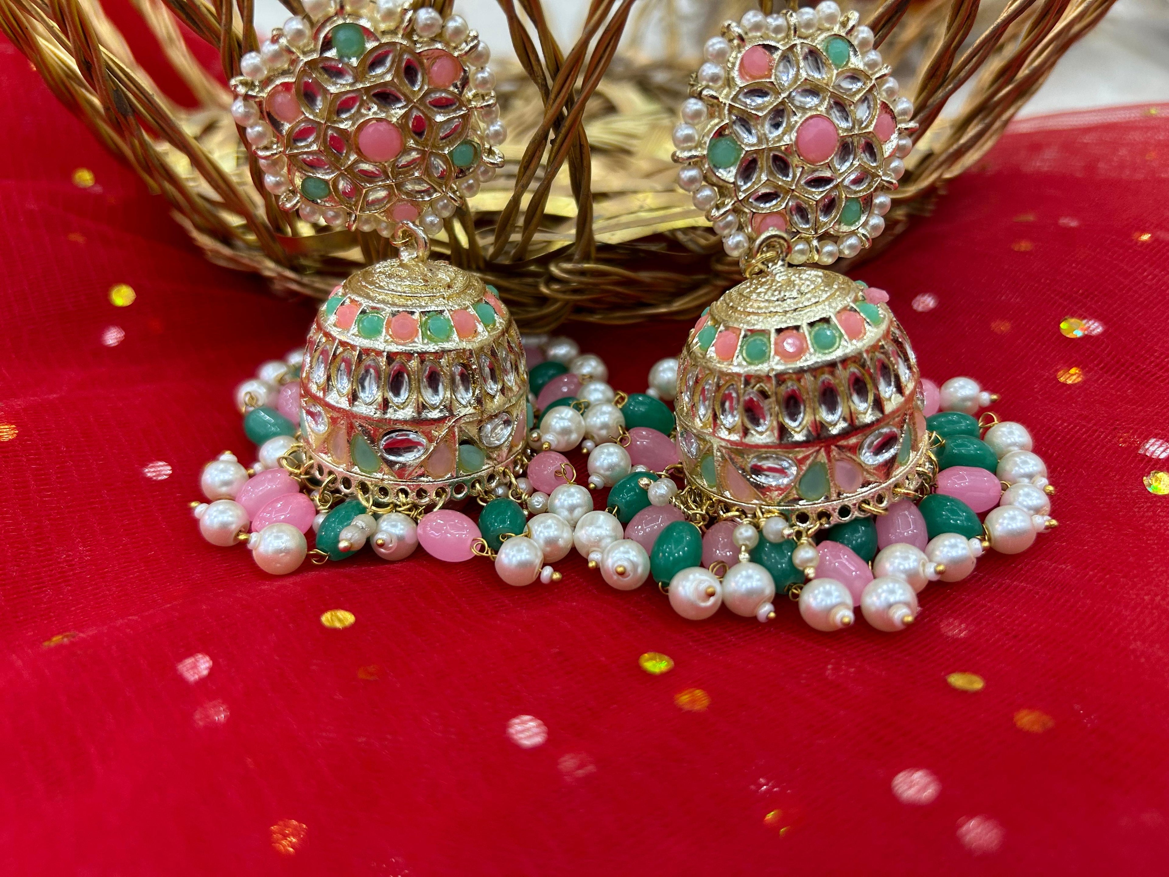 dome shaped jhumkas